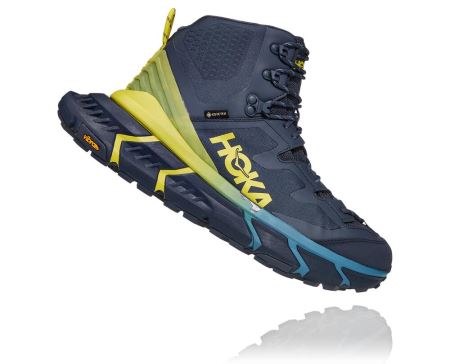 Hoka One One TenNine Hike GORE-TEX - Adidasi Alergare Stabili Barbati Albastri / Verzi | RO-gJC9Mj0